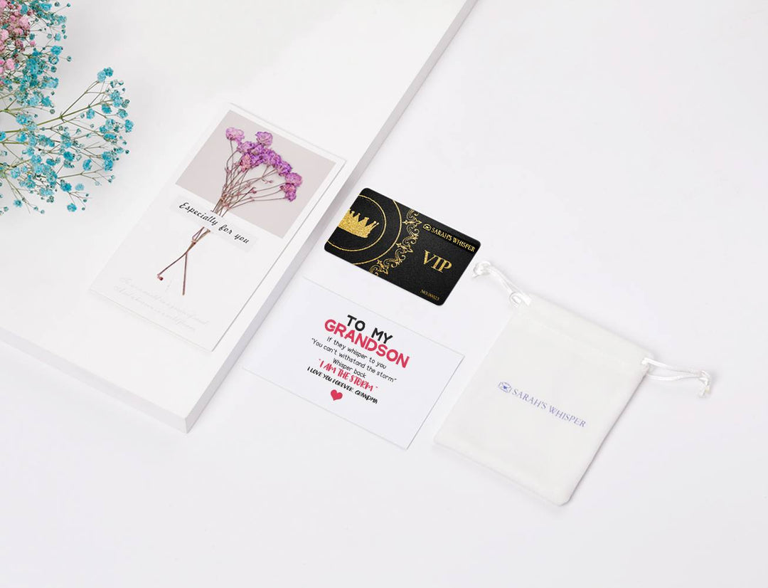 I Am The Storm bracelet gift set includes premium box and greeting card